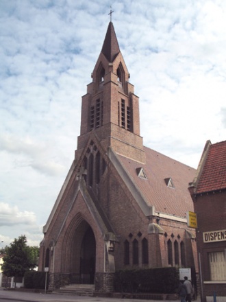Church of Saint-Yves-Roads of Courneuve